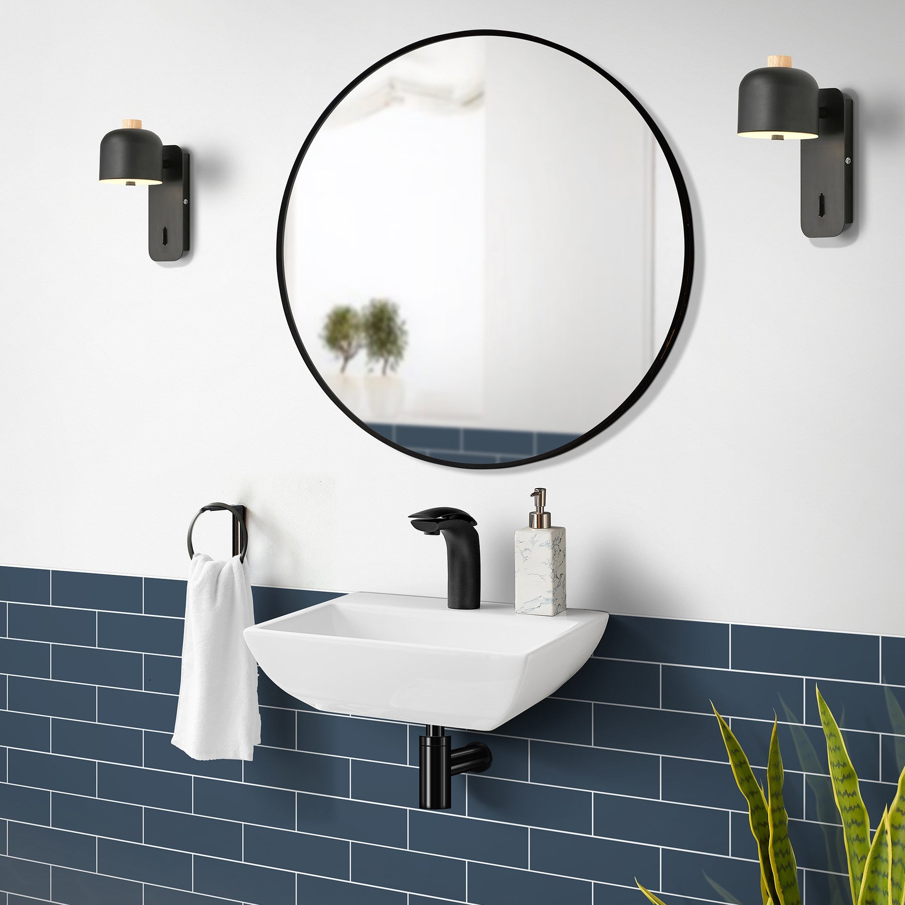 Swiss Madison Sublime 18" Rectangle Wall-Mount Bathroom Sink - SM-WS317
