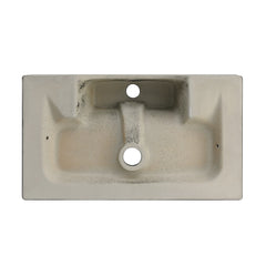 Swiss Madison Claire 22" Rectangle Wall-Mount Bathroom Sink in Matte Black - SM-WS318MB