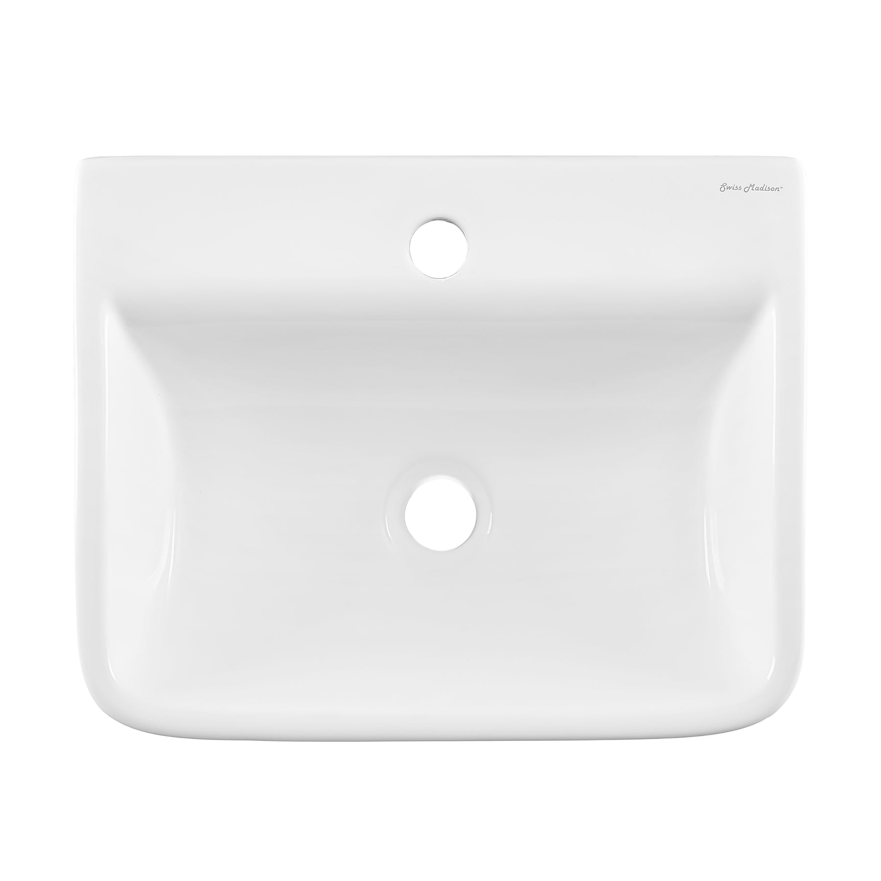 Swiss Madison St. Tropez 17.5" Rectangle Wall-Mount Bathroom Sink - SM-WS320