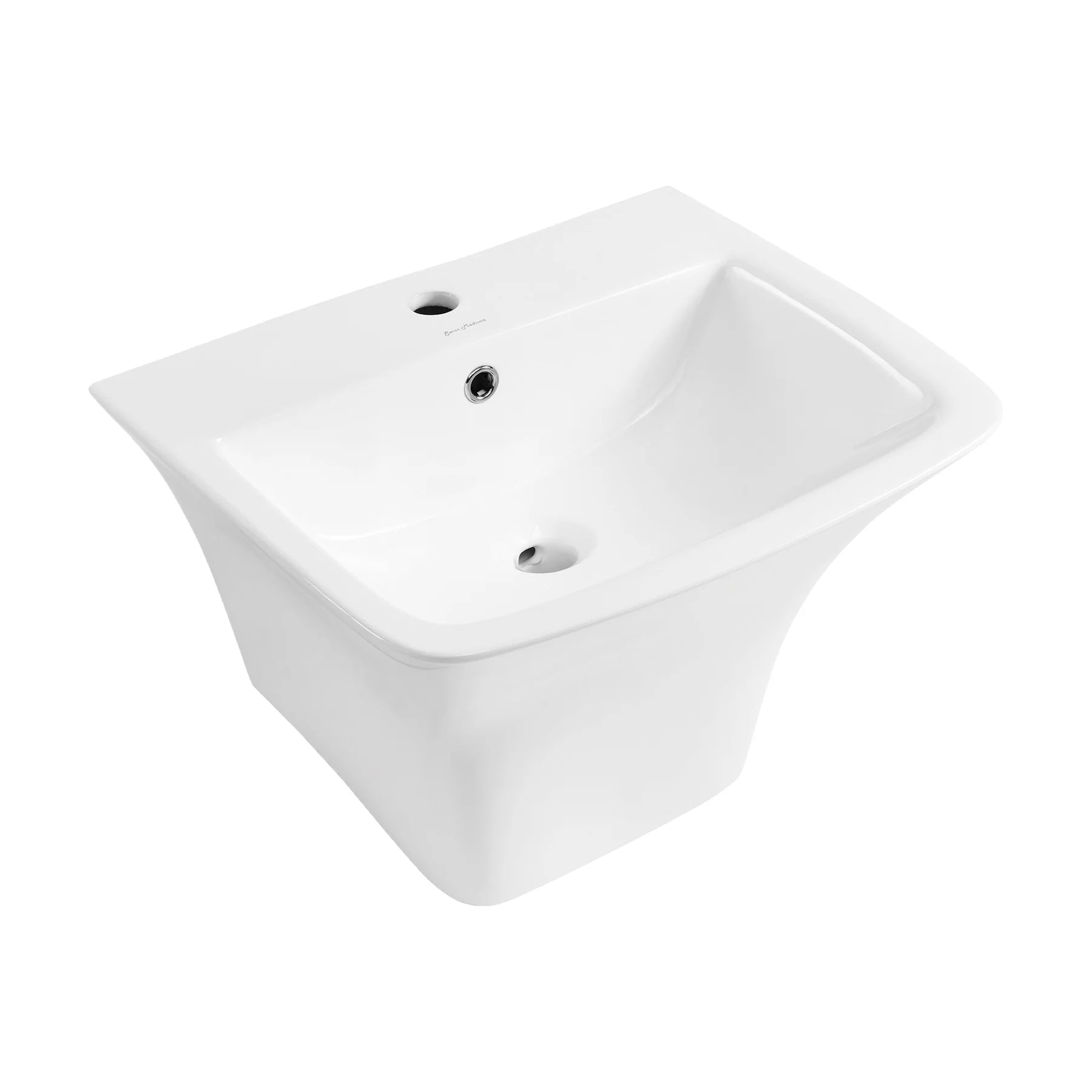 Swiss Madison Carre 21" Wall-Mount Bathroom Sink - SM-WS330