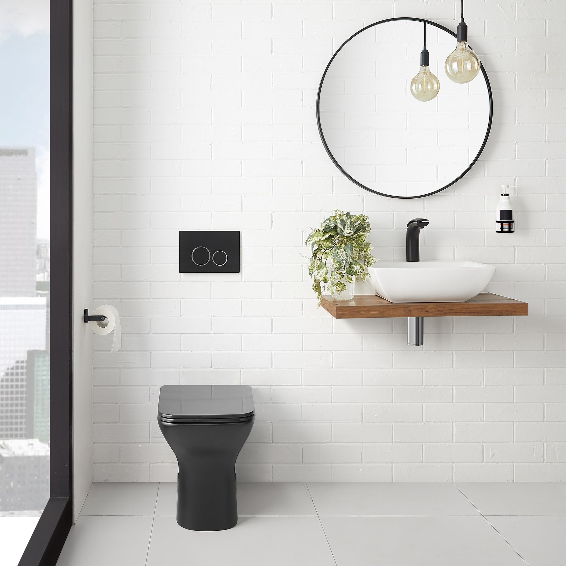 Carré Back-To-Wall Elongated Toilet Bowl - SM-WT5