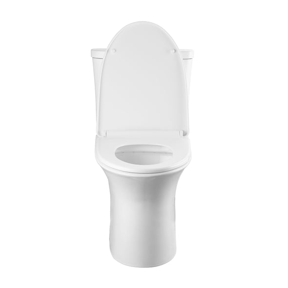 Altair Ibiza 1.6/1.1 GPF Dual Flush Elongated One-Piece Toilet in White - T328