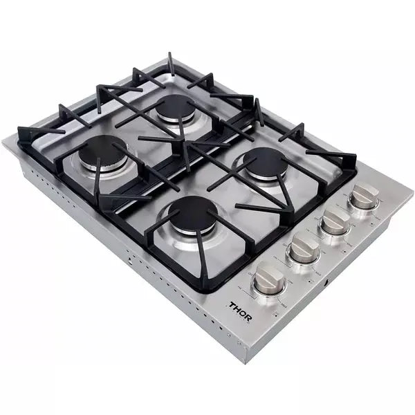 Thor Kitchen Appliance Package - 30 in. Wall Oven, Drop-in Cooktop, Range Hood