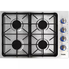 Thor Kitchen Appliance Package - 30 in. Wall Oven, Cooktop, Range Hood, Refrigerator, Dishwasher