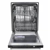 Thor Kitchen Package - 36 in. Propane Gas Range, Range Hood, Refrigerator with Water and Ice Dispenser, Dishwasher