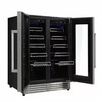 Thor Kitchen Package - 48 in. Gas Range, Range Hood, Refrigerator with Water and Ice Dispenser, Dishwasher, Wine Cooler, Microwave