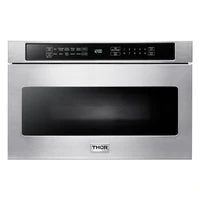 Thor Kitchen Appliance Package - 36 in. Electric Range, Microwave Drawer, Refrigerator, Dishwasher,