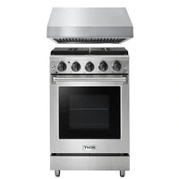 Thor Kitchen Appliance Package - 24 in. Propane Gas Range, Range Hood