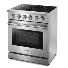 Thor Kitchen Appliance Package - 30 inch Electric Range, Range Hood, Microwave Drawer