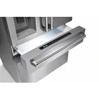 Thor Kitchen Package - 36 In. Propane Gas Range, Range Hood, Refrigerator with Water and Ice Dispenser, Dishwasher