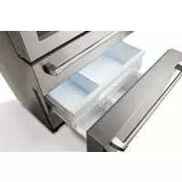 Thor Kitchen Package - 30 in. Gas Range, Range Hood, Refrigerator with Water and Ice Dispenser, Dishwasher, Wine Cooler