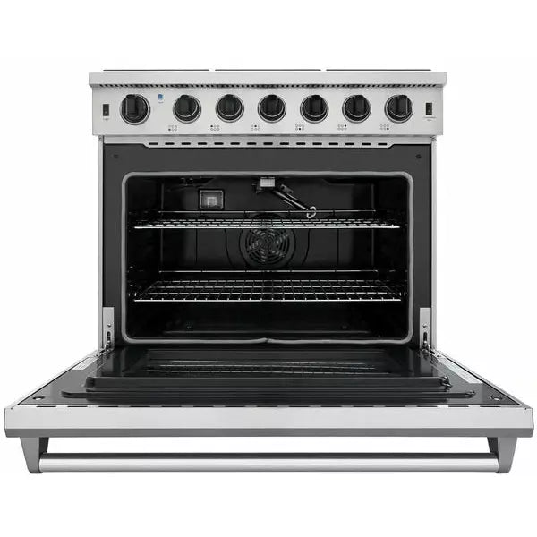 Thor Kitchen Appliance Package - 36 in. Propane Gas Range, 36 in. Range Hood