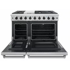 Thor Kitchen Package - 48 in. Gas Range, Range Hood, Refrigerator, Dishwasher, Ice Maker