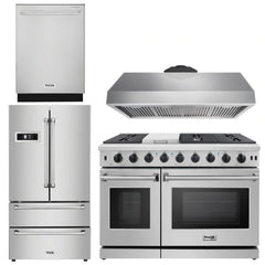 Thor Kitchen 48 in. Propane Gas Range 4 Piece Professional Package