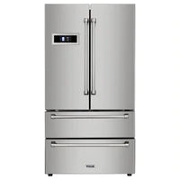 Thor Kitchen Package - 36 in. Natural Gas Range, Microwave Drawer, Refrigerator, Dishwasher