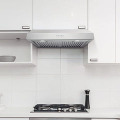 Cosmo 30" Ducted Under Cabinet Range Hood in Stainless Steel with LED Lighting and Permanent Filters - UC30