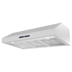 Cosmo 36" Under Cabinet Range Hood with Digital Touch Controls, 3-Speed Fan, LED Lights and Permanent Filters in Stainless Steel - UMC36