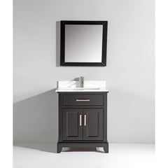 Vanity Art 30" Vanity Cabinet with Engineered Marble Vanity Top & Mirror - VA1030