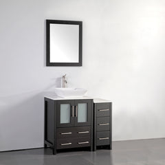 Vanity Art 36" Single Sink Vanity – White Ceramic Vanity Top - VA3124-36