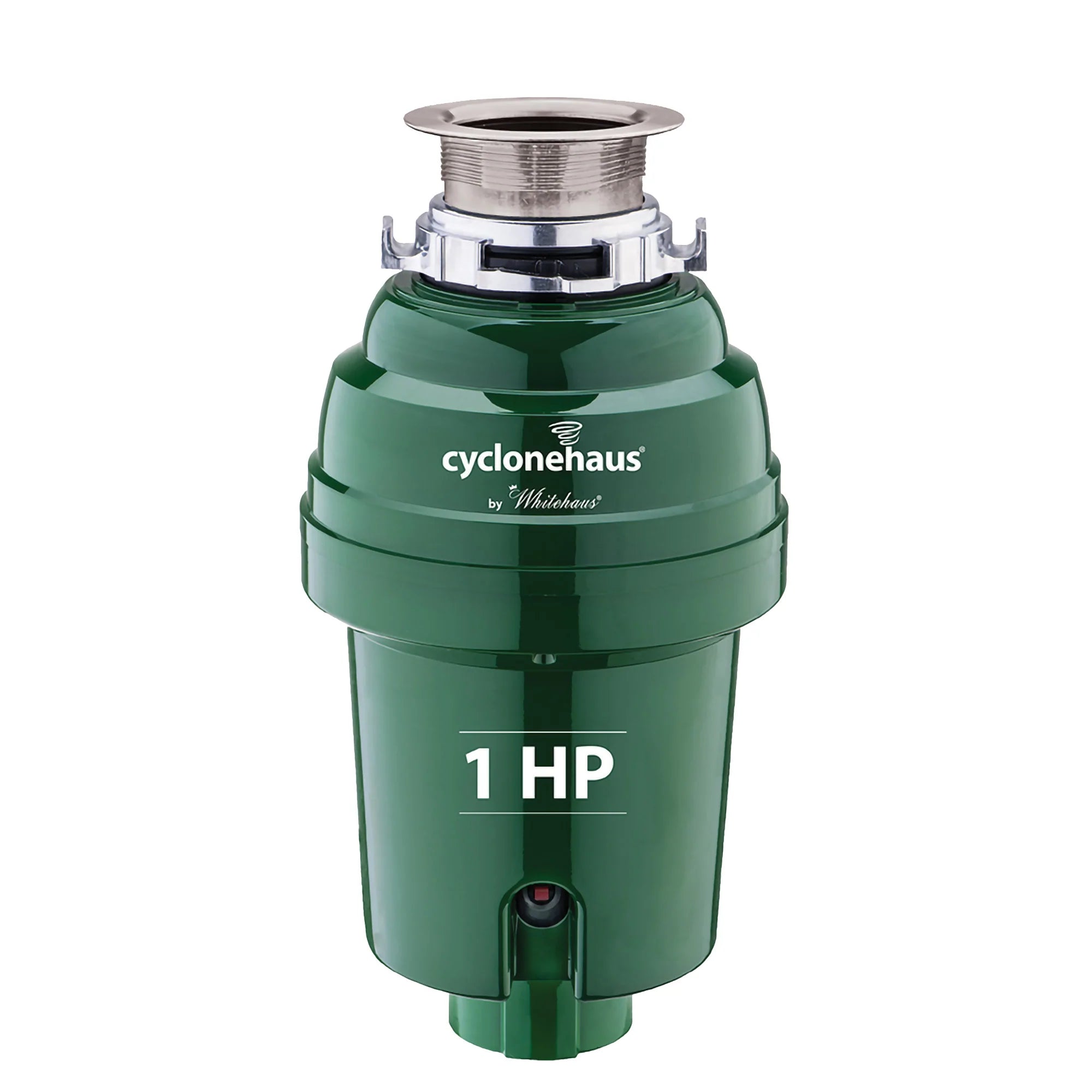 WHITEHAUS Cyclonehaus High Efficiency Garbage Disposal with Solid Stainless Steel Flange and Quiet Operation – WH007