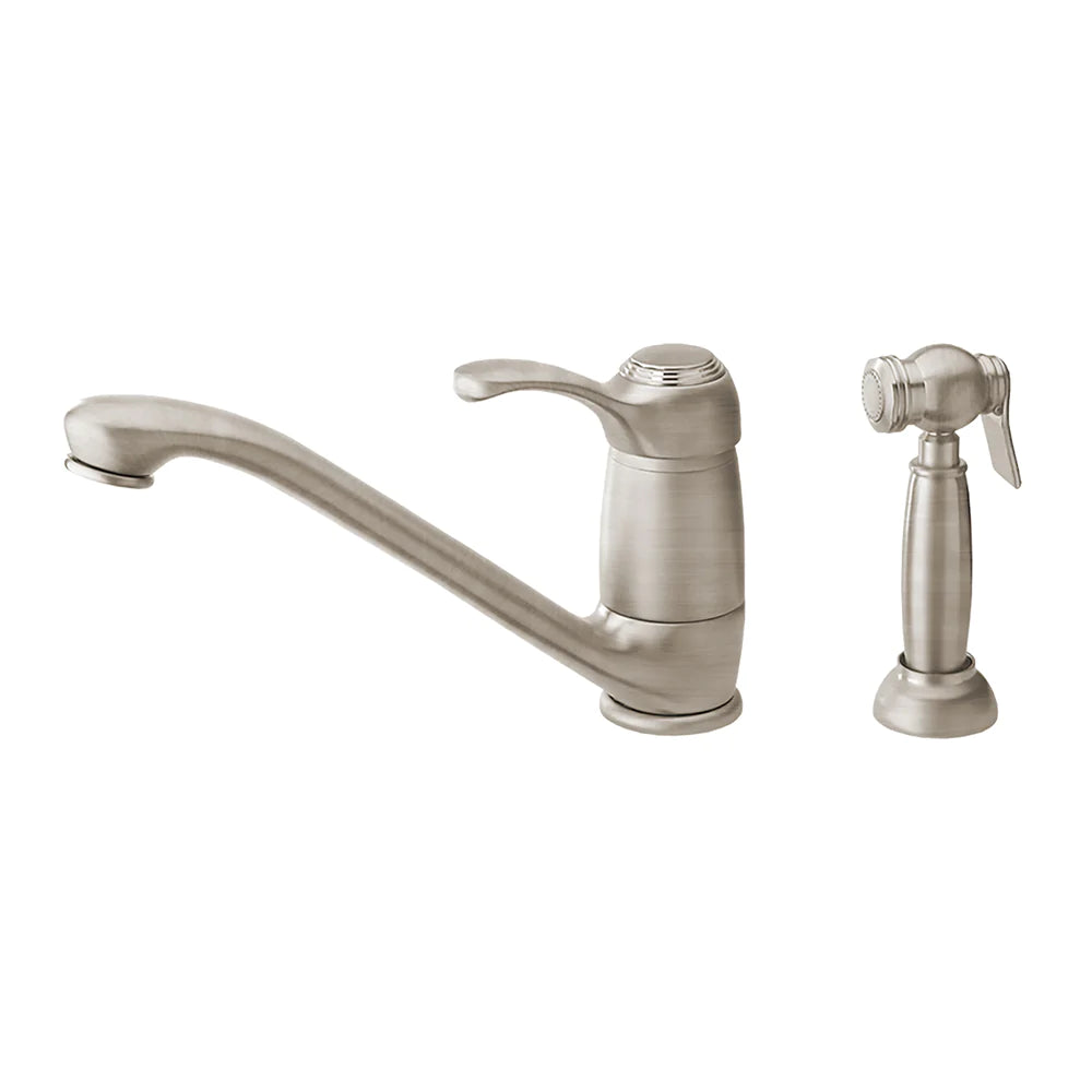 WHITEHAUS Metrohaus Single Lever Faucet with Matching Side Spray - WH23574