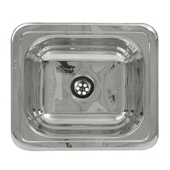 WHITEHAUS 14″ Rectangular Drop-In Entertainment/Prep Sink with a Smooth Surface - WH693ABL