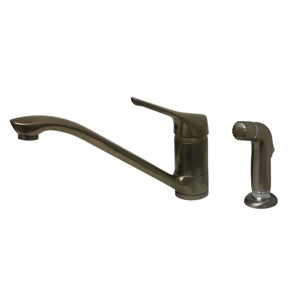 WHITEHAUS Metrohaus Single Lever Faucet with Matching Side Spray - WH76574