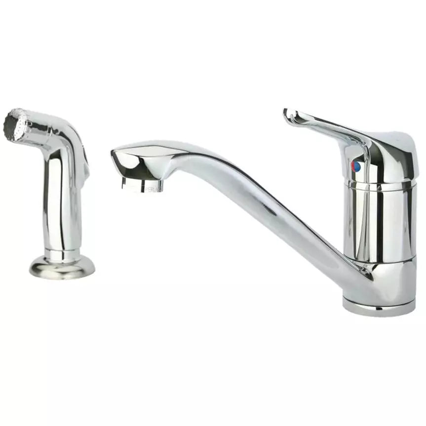 WHITEHAUS Metrohaus Single Lever Faucet with Matching Side Spray - WH76574