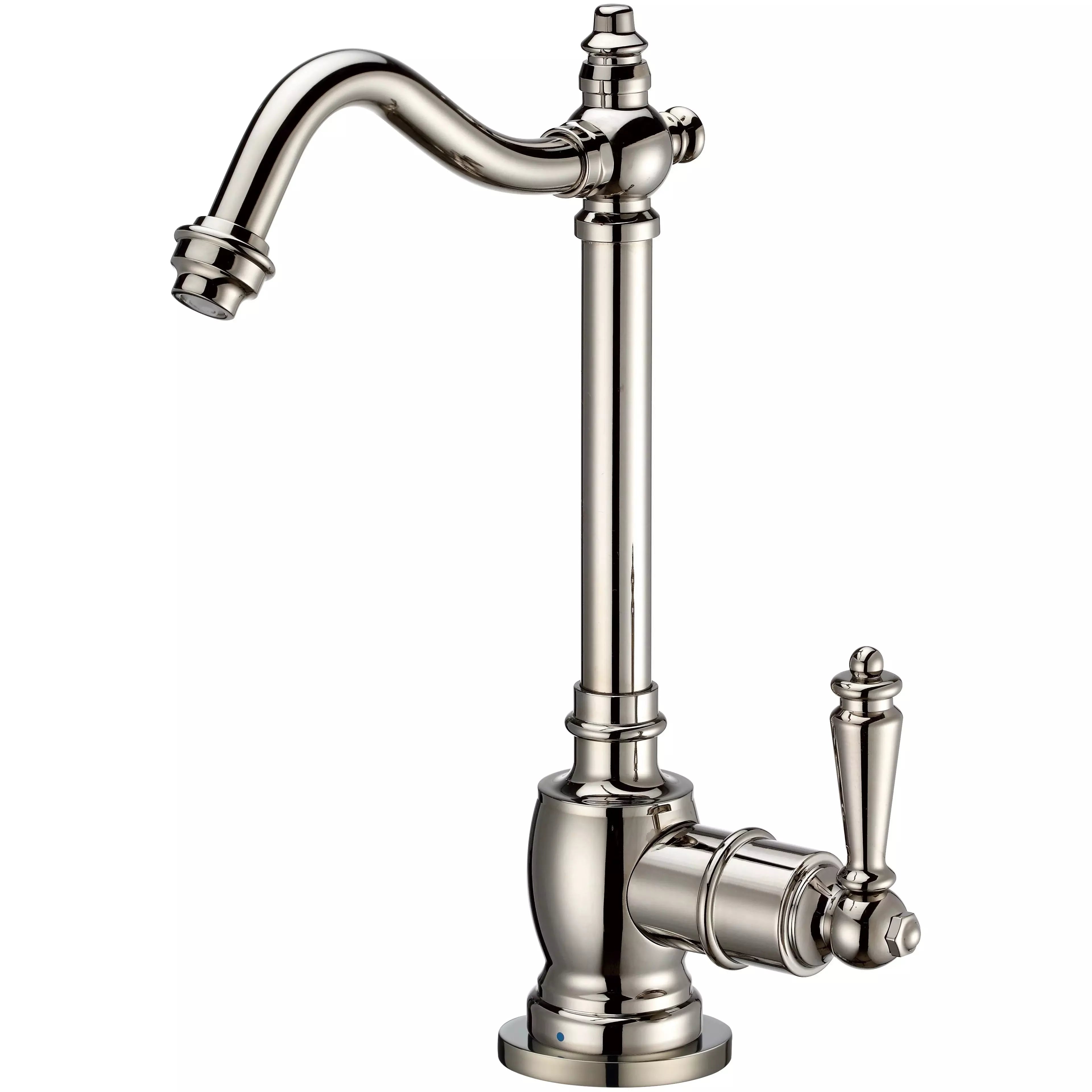 WHITEHAUS Point of Use Cold Water Drinking Faucet with Traditional Swivel Spout - WHFH-C1006