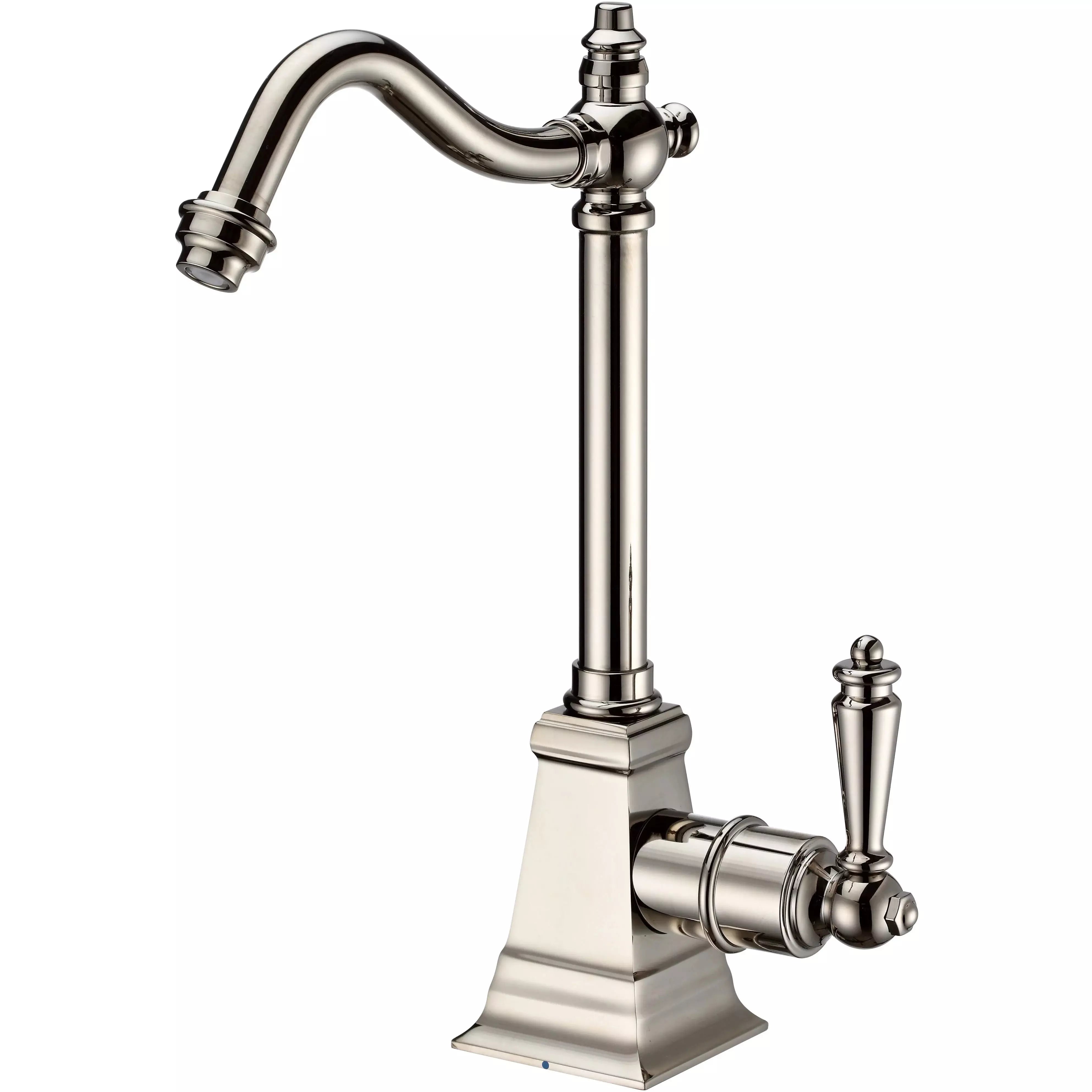 WHITEHAUS Point of Use Cold Water Drinking Faucet with Traditional Swivel Spout - WHFH-C2011