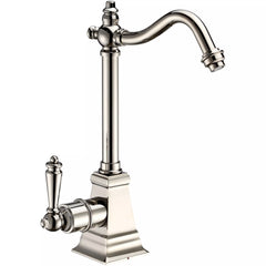 WHITEHAUS Point of Use Instant Hot Water Drinking Faucet with Traditional Swivel Spout - WHFH-H2011