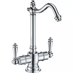 WHITEHAUS Point of Use Instant Hot/Cold Water Drinking Faucet with Traditional Swivel Spout - WHFH-HC1006