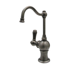 WHITEHAUS Point of Use Instant Hot Water Faucet with Traditional Spout and Self Closing Handle - WHFH3-H4131