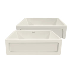 WHITEHAUS 33″ Shakerhaus Reversible Fireclay Kitchen Sink - WHQ5550
