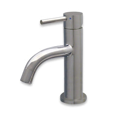WHITEHAUS Waterhaus Solid Stainless Steel, Single Lever Small Lavatory Faucet - WHS1010-SB