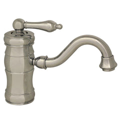 WHITEHAUS Vintage III Single Hole/Single Lever Lavatory Faucet with Traditional Spout and Pop-Up Waste - WHSL3-9722