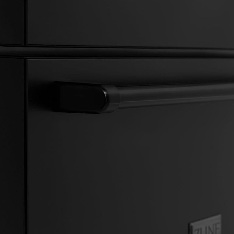 ZLINE 36 inch 22.5 cu. ft Built-in French Door Refrigerator with Ice Maker in Fingerprint Resistant Stainless Steel, RFM-36