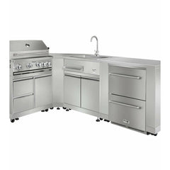 Thor Kitchen 32 Inch Outdoor Kitchen BBQ Grill Cabinet in Stainless Steel - MK03SS304