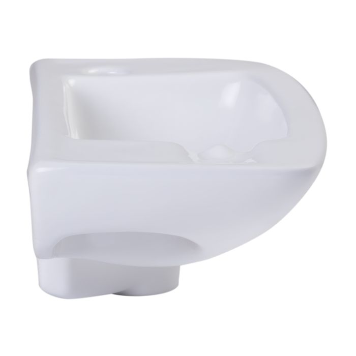 ALFI 18" Small White Porcelain Wall Mount Bathroom Sink Basin - AB103