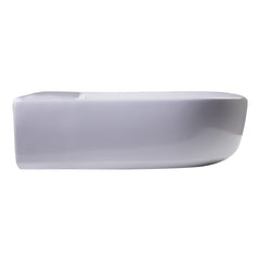 ALFI 24" White D-Bowl Porcelain Wall Mounted Bath Sink - AB111