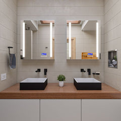 ALFI   Single Lever Wallmount Bathroom Faucet Polished & Brushed - AB1468