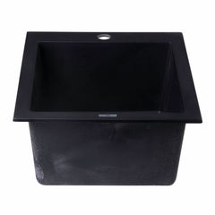 ALFI 17" Drop-In Rectangular Granite Kitchen Prep Sink - AB1720DI