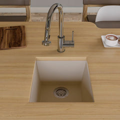 ALFI 17" Undermount Rectangular Granite Kitchen Prep Sink - AB1720UM