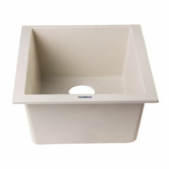 ALFI 17" Undermount Rectangular Granite Kitchen Prep Sink - AB1720UM