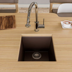 ALFI 17" Undermount Rectangular Granite Kitchen Prep Sink - AB1720UM