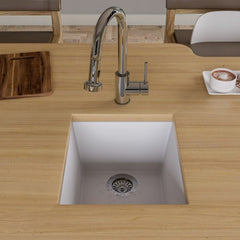 ALFI 17" Undermount Rectangular Granite Kitchen Prep Sink - AB1720UM
