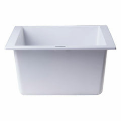 ALFI 17" Undermount Rectangular Granite Kitchen Prep Sink - AB1720UM