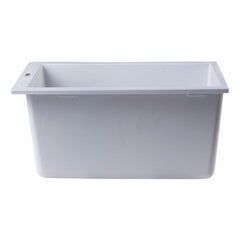 ALFI 17" Undermount Rectangular Granite Kitchen Prep Sink - AB1720UM