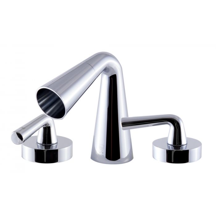 ALFI Widespread Cone Waterfall Bathroom Faucet - AB1790