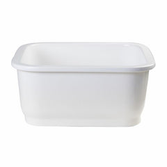 ALFI 18" Square White Fireclay Kitchen Prep Sink - AB1818S